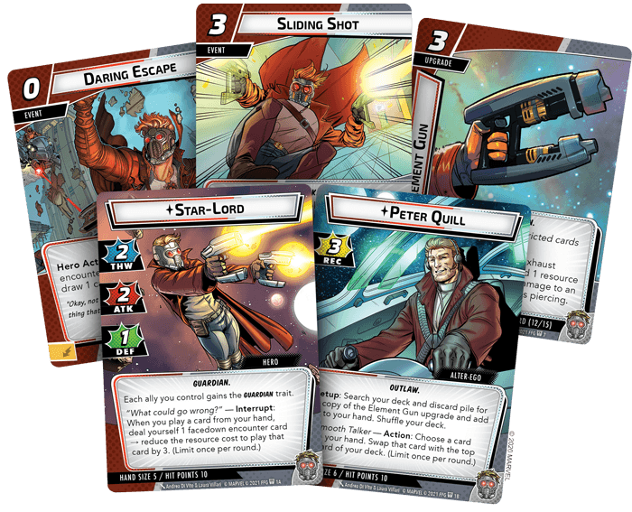 Marvel Champions - The Card Game - Star-lord Hero Pack - Good Games