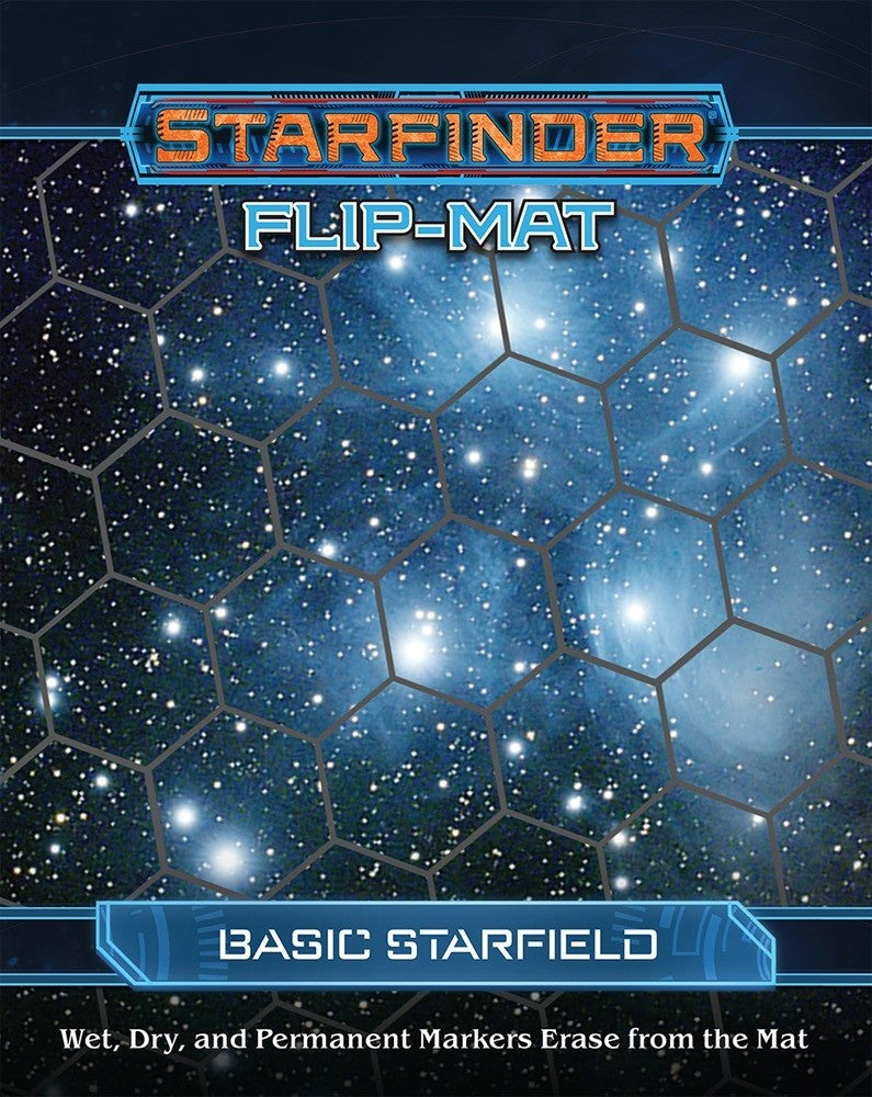 Starfinder Rpg Flip Mat Basic Starfield - Good Games