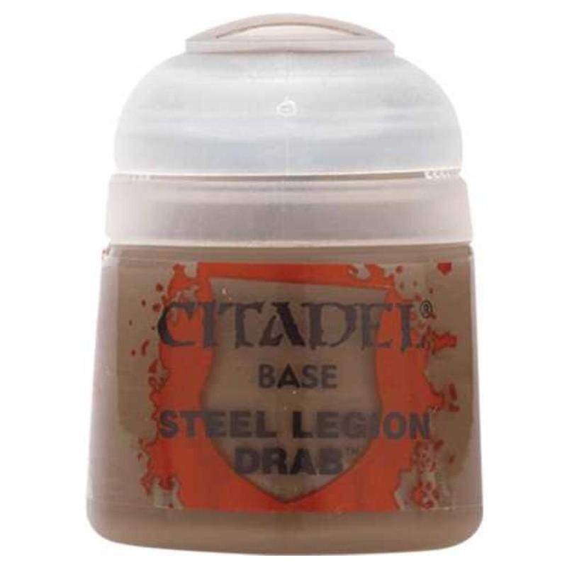Citadel Base Paint - Steel Legion Drab 12ml (21-17) - Good Games