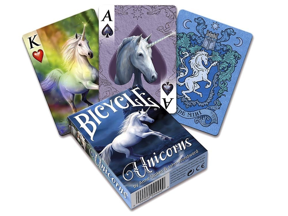 Bicycle Poker Stokes Unicorn