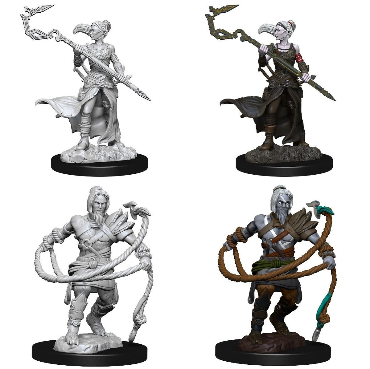Magic: The Gathering Unpainted Miniatures Stoneforge Mystic &amp; Kor Hookmaster (Fighter Rogue Wizard) - Good Games