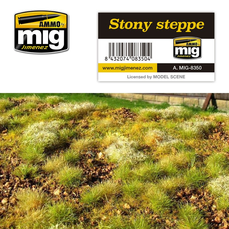 Ammo by MIG Dioramas - Grass Mats - Stony Steppe - Good Games