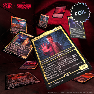Magic: The Gathering - Secret Lair Drop - Stranger Things Foil Edition