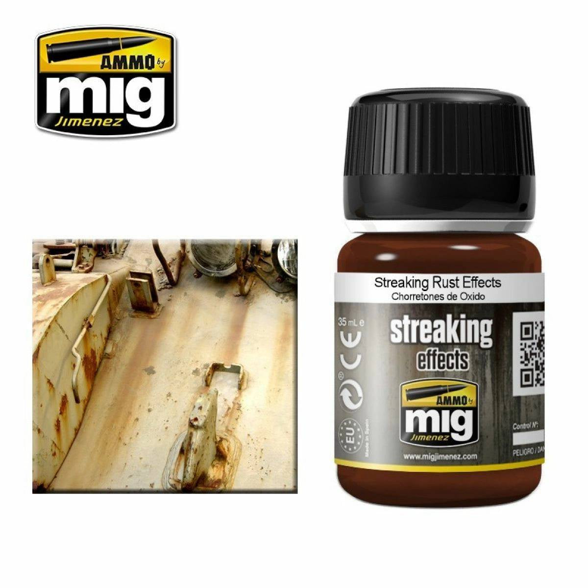 Ammo by MIG Enamel Streaking Effects Streaking Rust Effects 35ml - Good Games