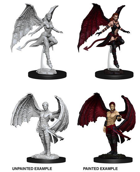 Dungeons & Dragons - Nolzurs Marvelous Unpainted Miniatures Succubus & Incubus - Good Games