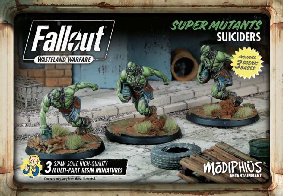 Fallout Wasteland Warfare Super Mutants Suiciders - Good Games