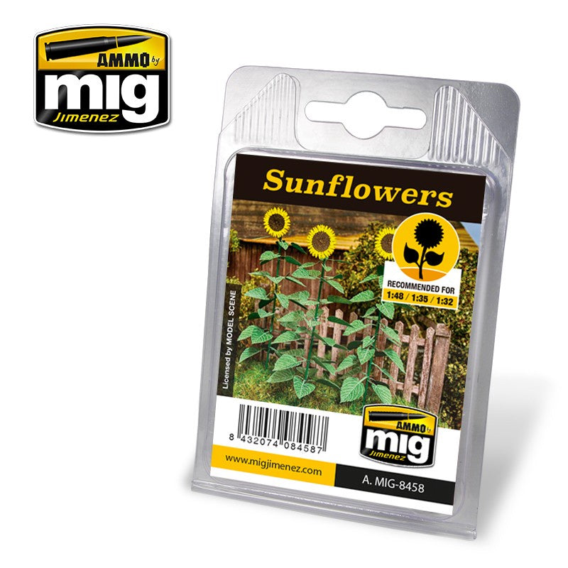 Ammo by MIG Dioramas - Laser Cut Plants - Sunflowers - Good Games