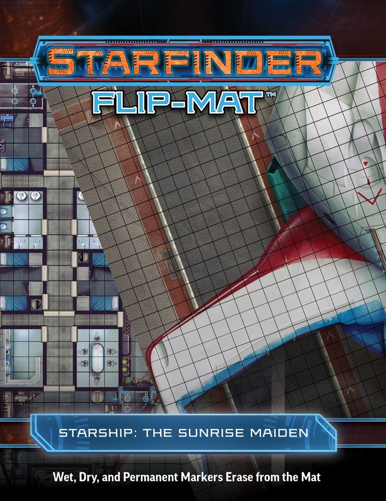 Starfinder Flip Mat Starship The Sunrise Maiden