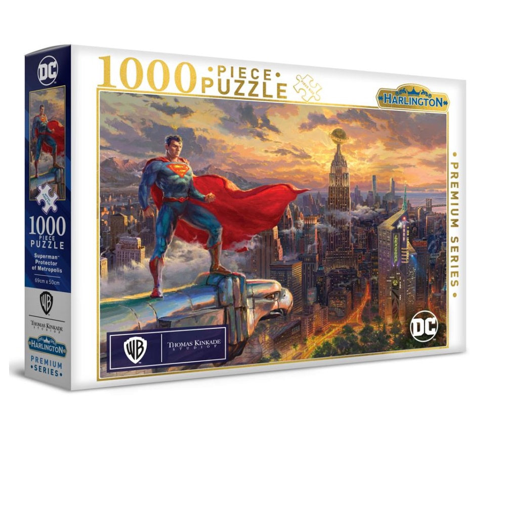 Harlington - Thomas Kinkade DC Comics Superman Protector of Metropolis 1000 Piece Jigsaw - Good Games