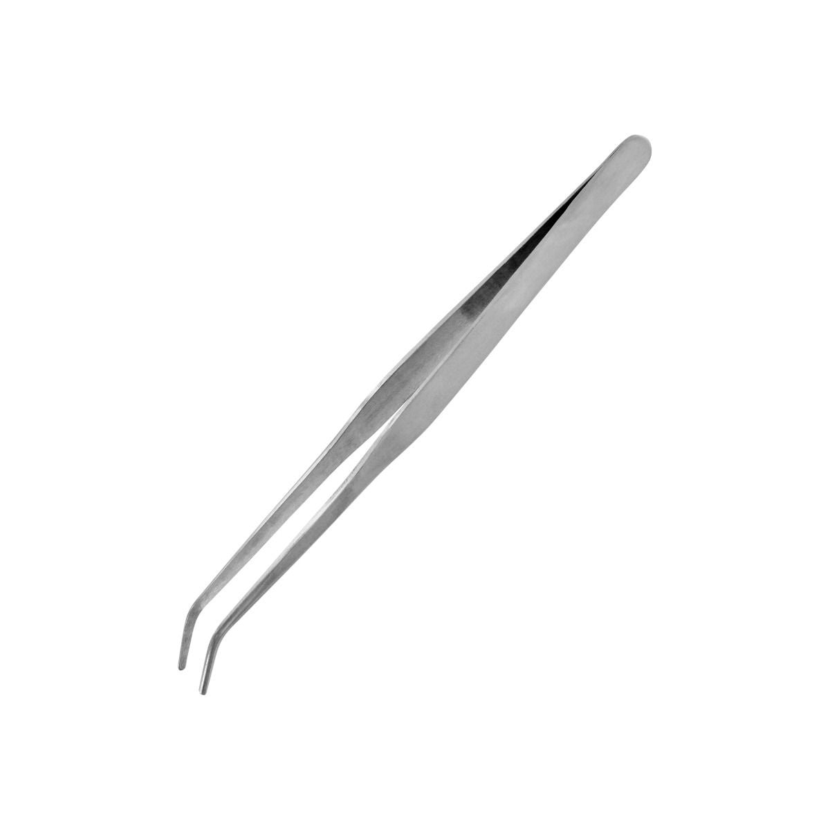 Strong Curved Stainless Steel Tweezers (175mm) - Good Games