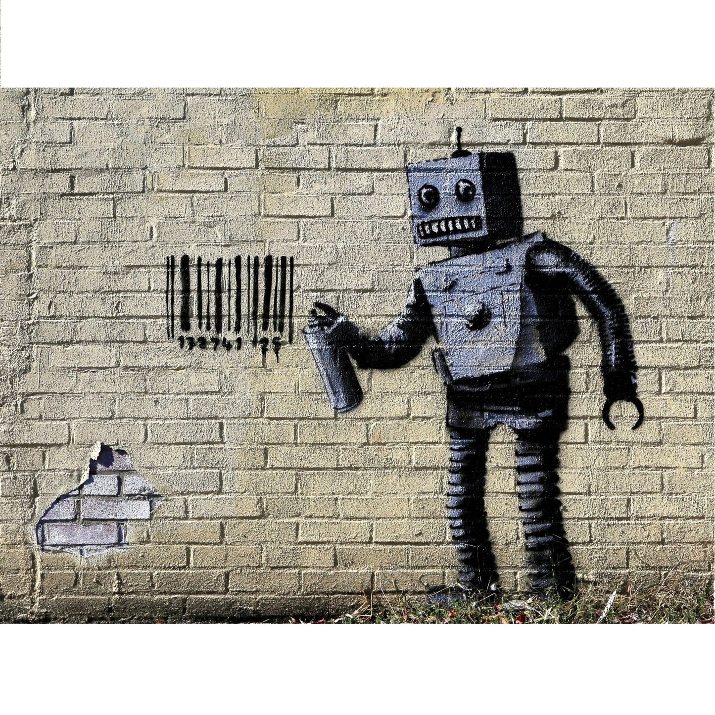 Bansky Urban Art Tagging Robot 1000 Piece Jigsaw - Good Games