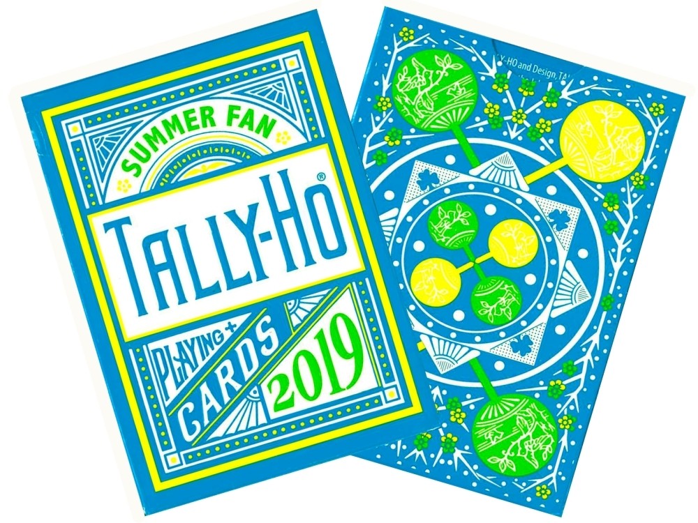 Tally Ho Plum Blossom Playing Cards