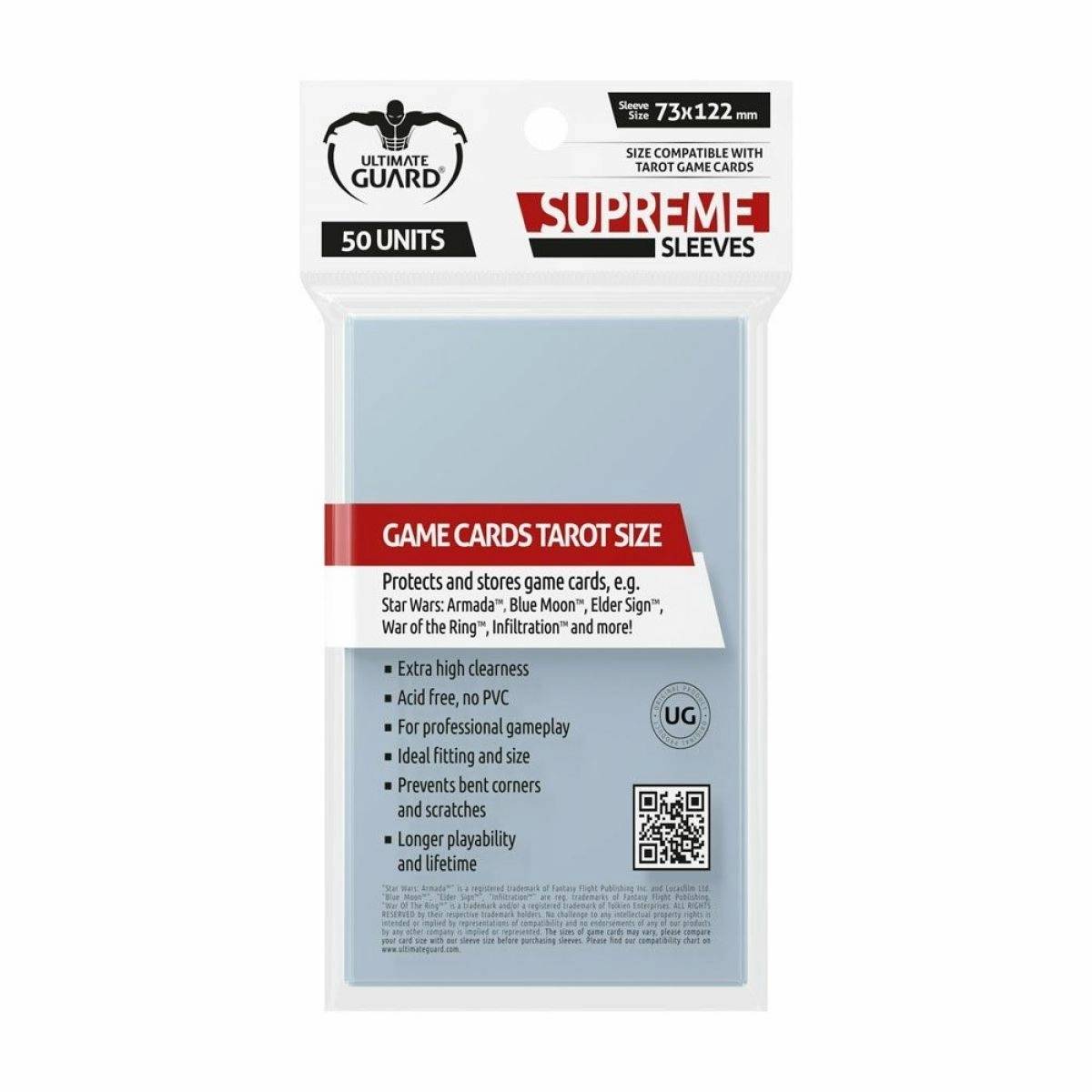 Ultimate Guard Supreme Sleeves For Tarot Cards (50)