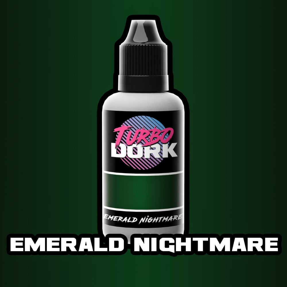 Turbo Dork - Metallic Acrylic Paint 20 ml - Emerald Nightmare - Good Games