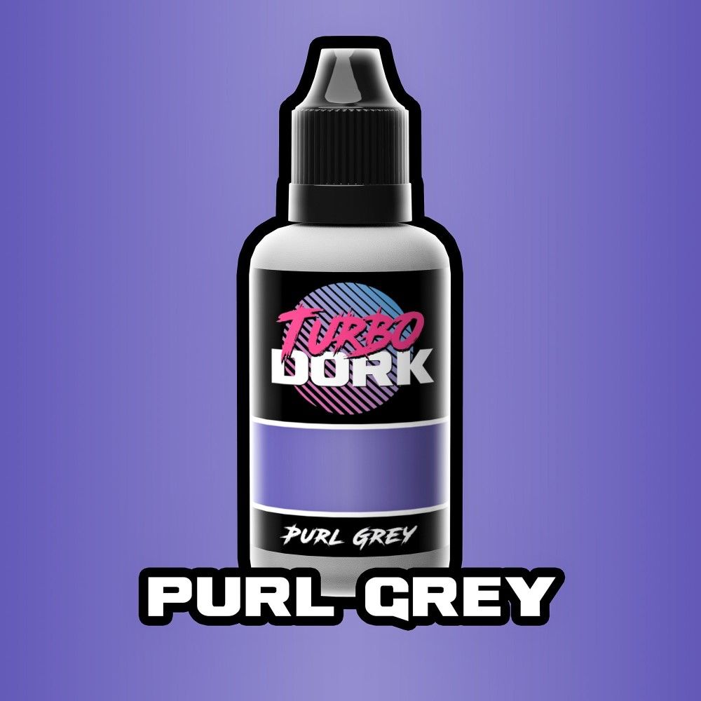 Turbo Dork - Metallic Acrylic Paint 20 ml - Purl Grey - Good Games