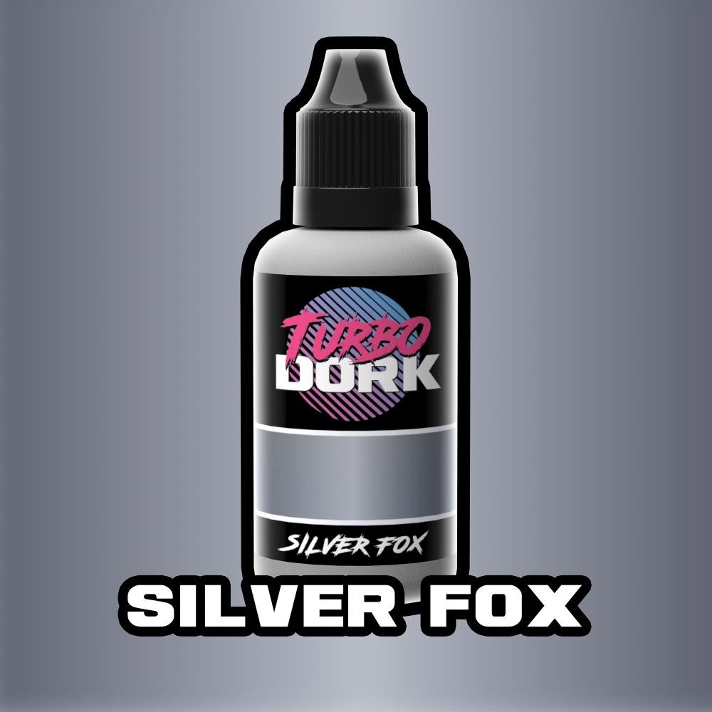 Turbo Dork - Metallic Acrylic Paint 20 ml - Silver Fox - Good Games