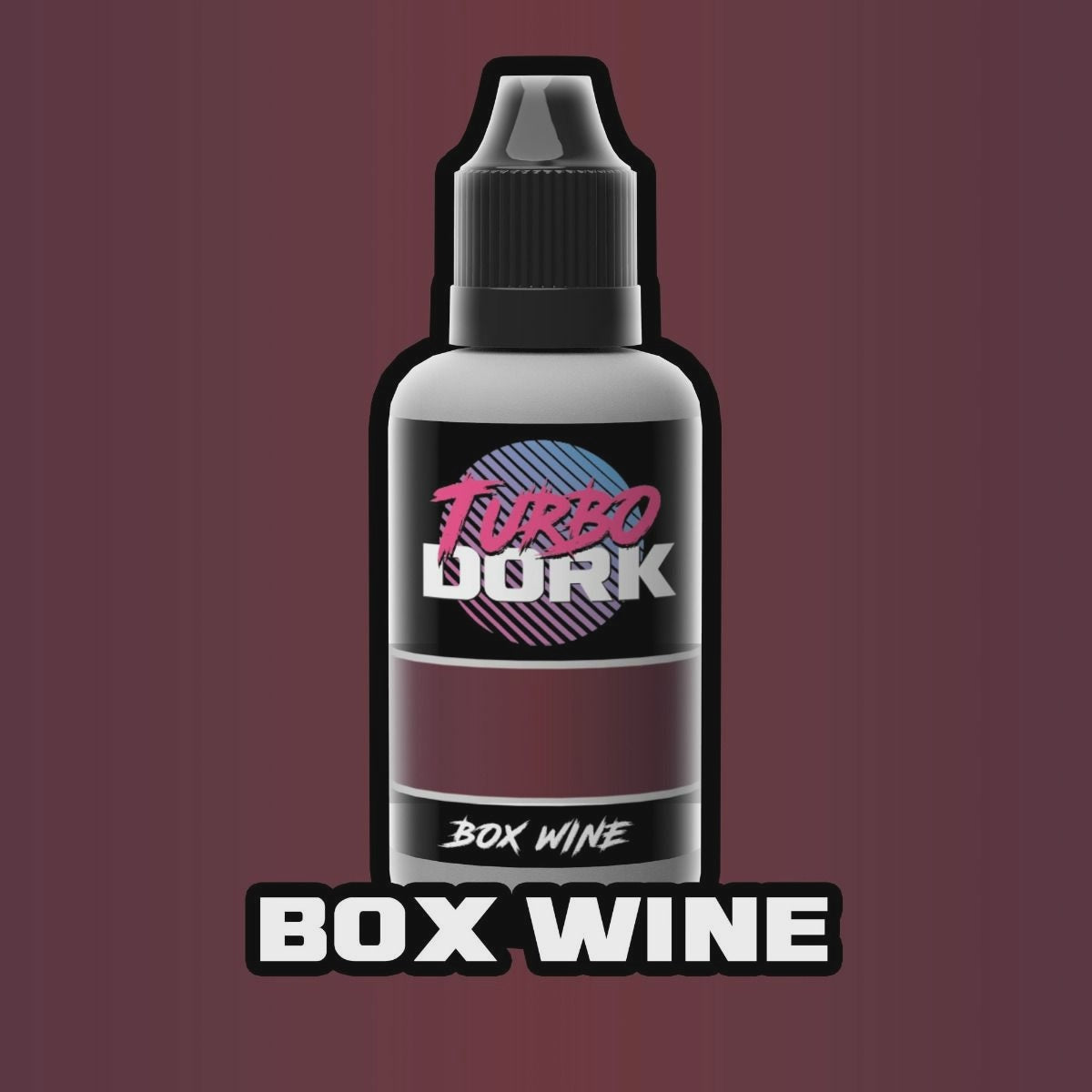 Turbo Dork Box Wine Metallic Acrylic Paint 20ml Bottle - Good Games