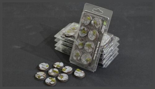 Gamer Grass Bases: Temple Bases ( round 32mm (x8)) - Good Games