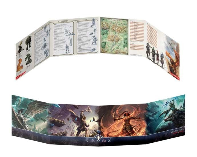 Dungeons & Dragons - Temple Of Elemental Evil - DM Screen - Good Games