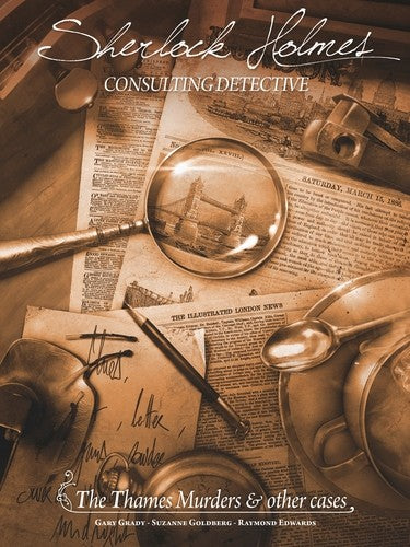 Sherlock Holmes Consulting Detective The Thames Murders &amp; Other Cases Box Art