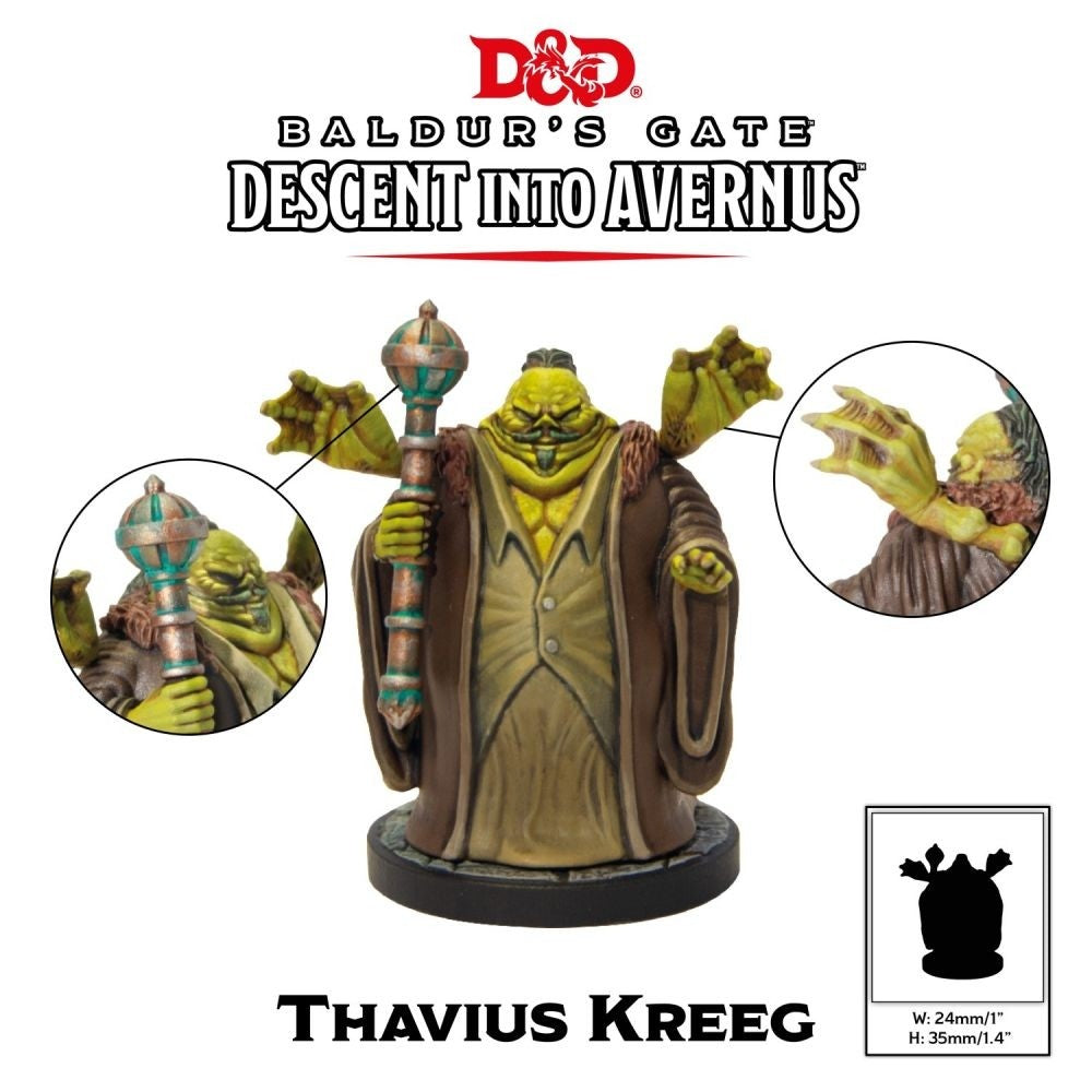 Dungeons &amp; Dragons Collectors Series Miniatures Baldurs Gate Descent Into Avernus Thavius Kreeg - Good Games