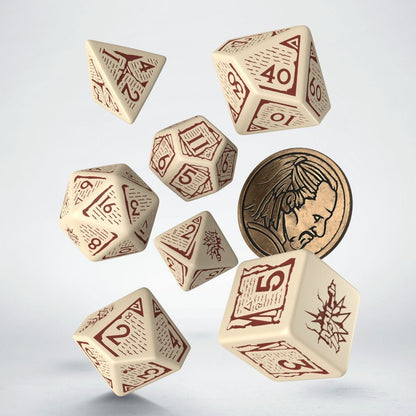 Q Workshop The Witcher Dice Set Vesemir: The Old Wolf - Good Games