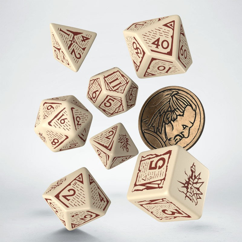 Q Workshop The Witcher Dice Set Vesemir: The Old Wolf - Good Games