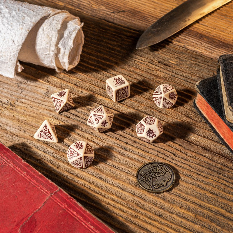 Q Workshop The Witcher Dice Set Vesemir: The Old Wolf - Good Games