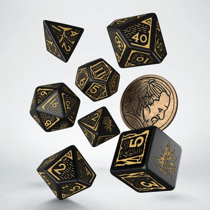 Q Workshop The Witcher Dice Set Vesemir: The Sword Master - Good Games