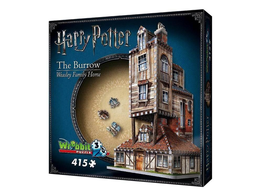 Wrebbit - Harry Potter The Burrow 415 Piece 3D Jigsaw - Good Games