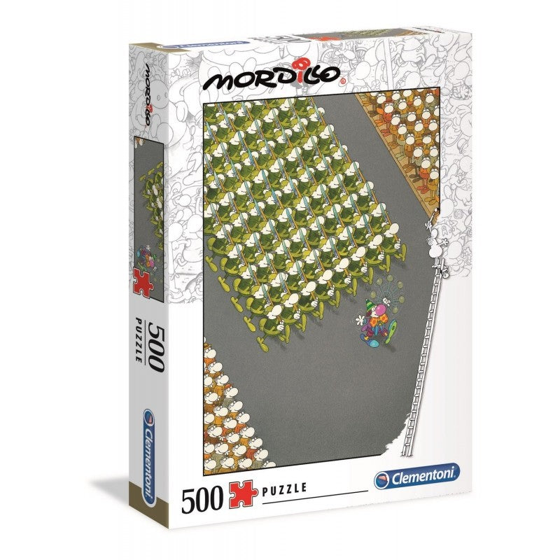 Clementoni - Mordillo - The March 500 Piece Jigsaw - Good Games