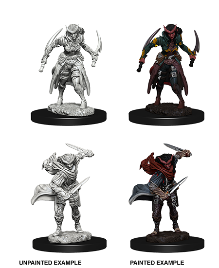Dungeons & Dragons - Nolzurs Marvelous Unpainted Miniatures Tiefling Female Rogue - Good Games