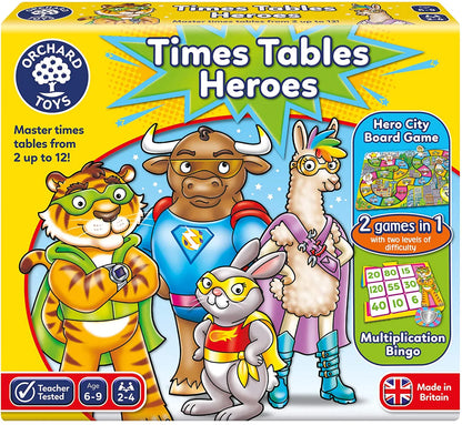 Orchard Toys - Times Tables Heroes - Good Games