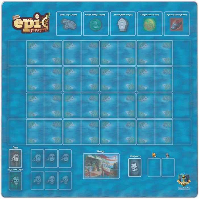 Tiny Epic Pirates Premium Game Mat