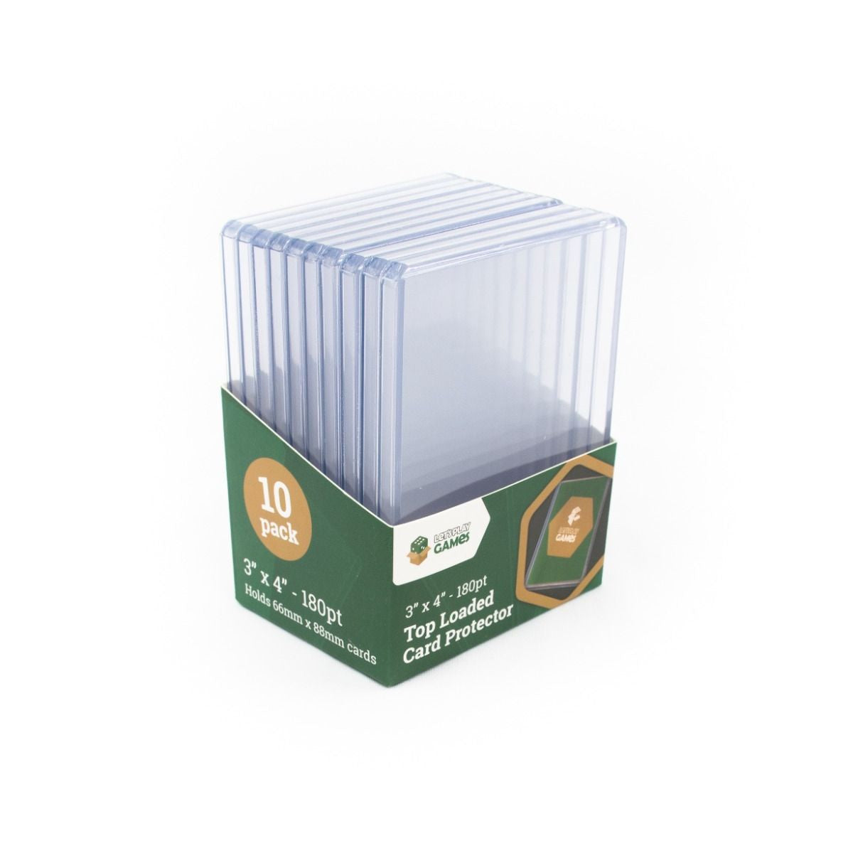 LPG Essentials - Top Loaded Card Protector 3x4 180pt (10) - Good Games