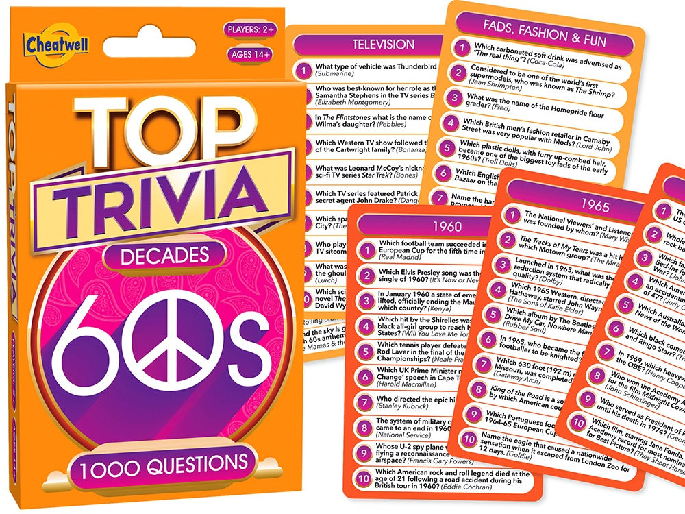 Top Trivia Decades - 60s - Good Games