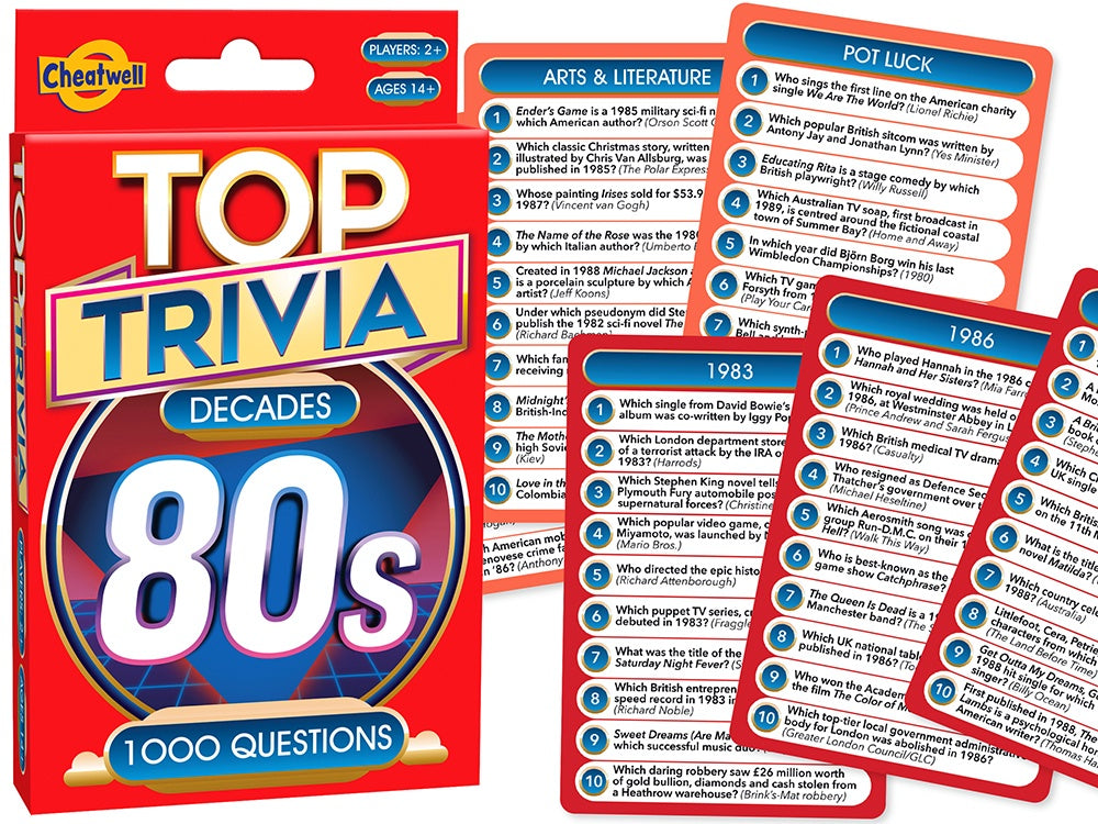 Top Trivia Decades - 80s - Good Games