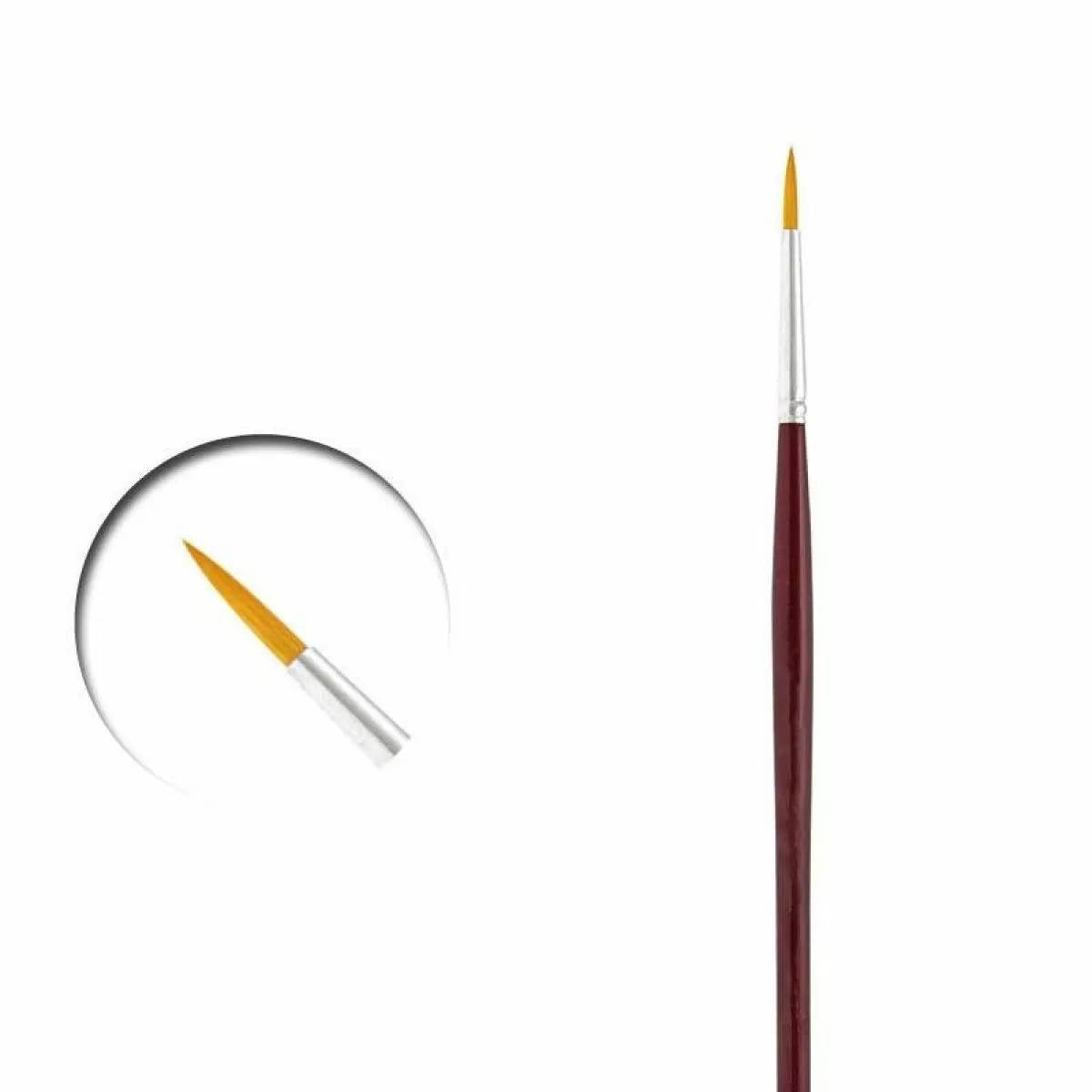 Vallejo Brushes - Round Toray Brush No 4/0