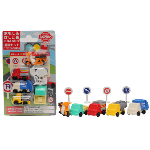 Traffic Signs Erasers - Good Games