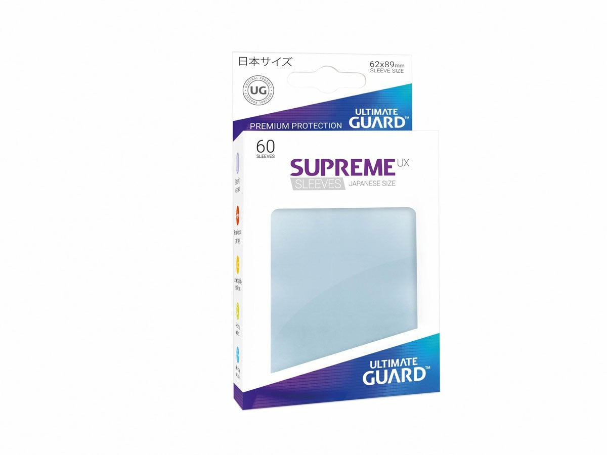 Ultimate Guard - Supreme UX Japanese Size Sleeves Transparent (60) - Good Games