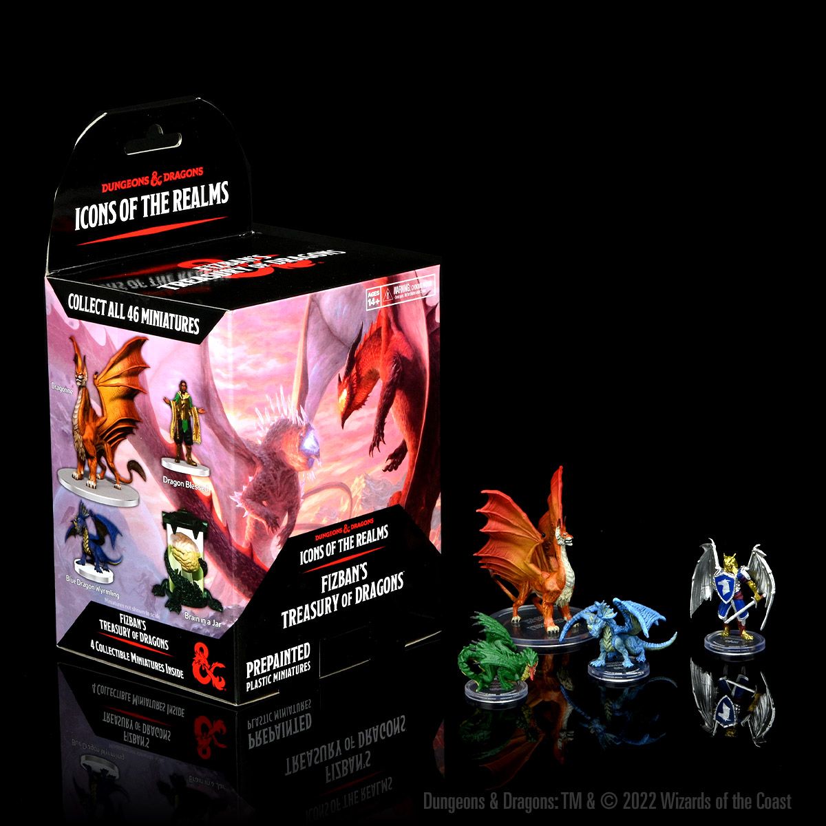 Dungeons &amp; Dragons Icons of the Realms Miniatures Fizban&#39;s Treasury of Dragons Booster Box - Good Games