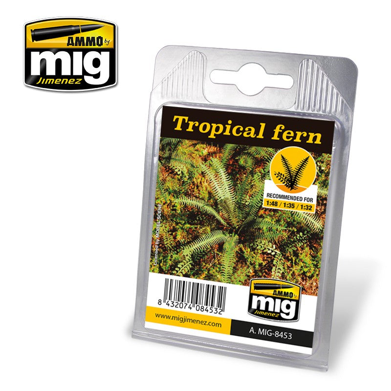 Ammo by MIG Dioramas - Laser Cut Plants - Tropical Fern - Good Games