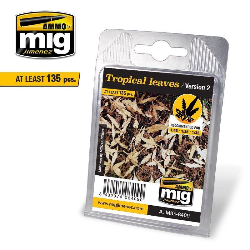 Ammo by MIG Dioramas - Leaves - Tropical Leaves (Version 2) - Good Games