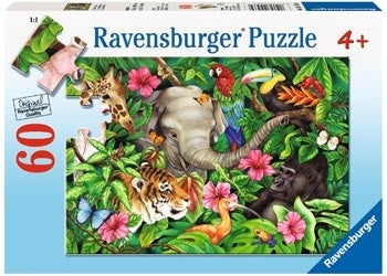 Ravensburger - Tropical Friends - 60 Piece Jigsaw - Good Games