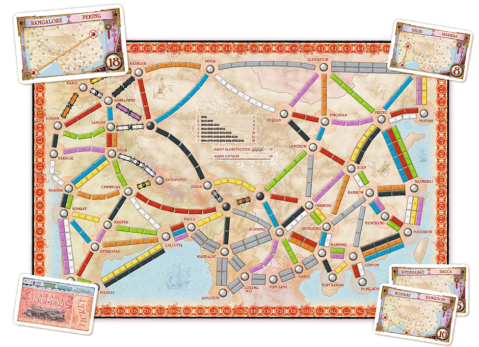 Ticket To Ride - Map Collection: Volume 1 Team Asia &amp; Legendary Asia