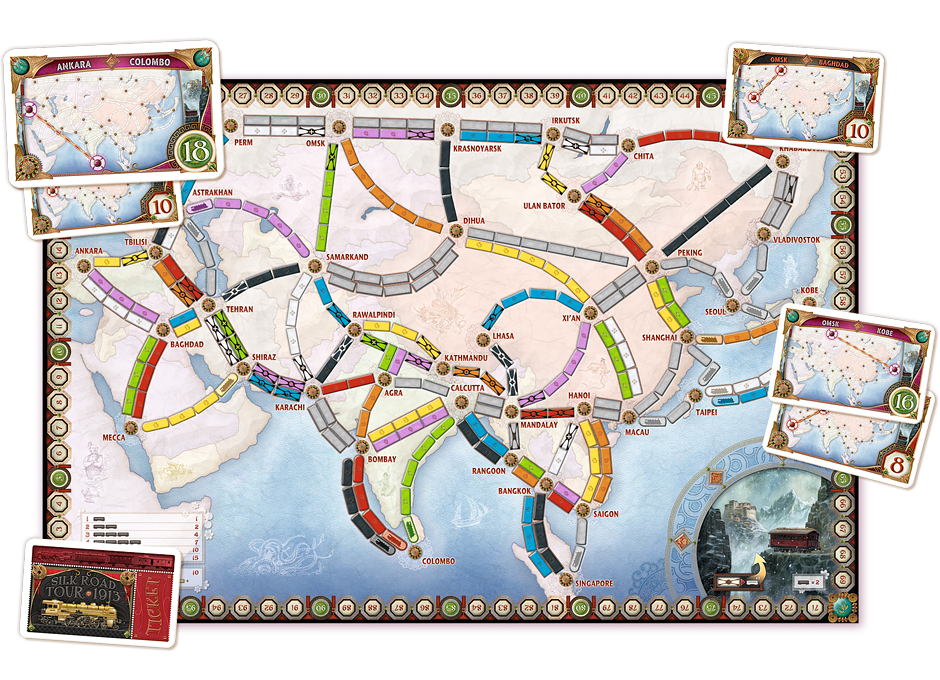 Ticket To Ride - Map Collection: Volume 1 Team Asia & Legendary Asia - Good Games