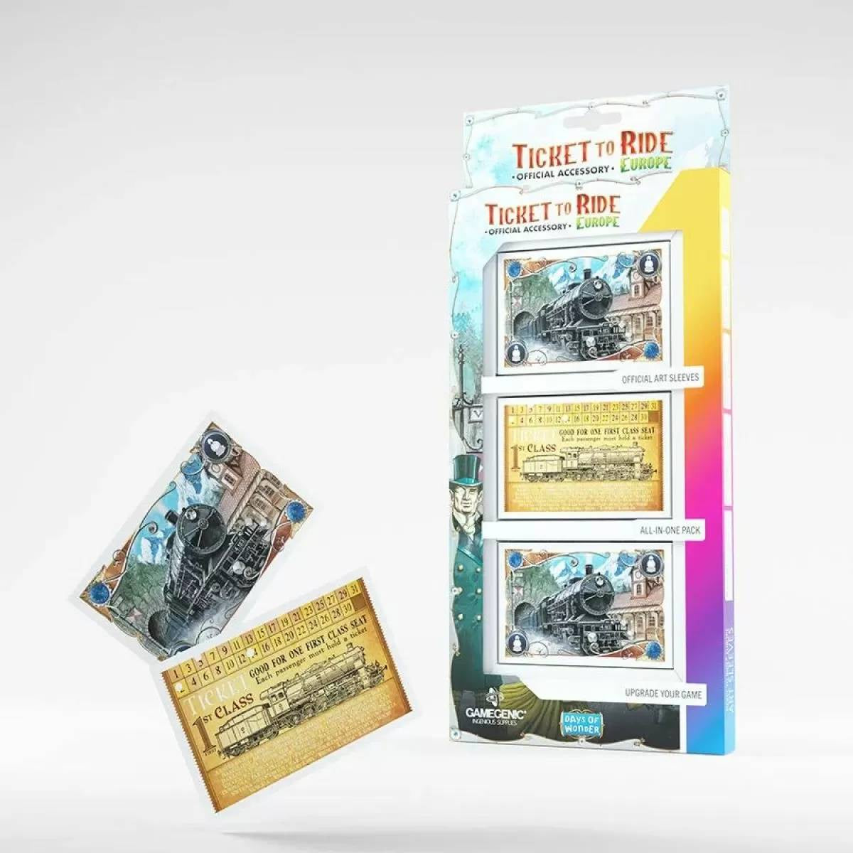 Gamegenic Ticket to Ride Europe Art Sleeves - Good Games
