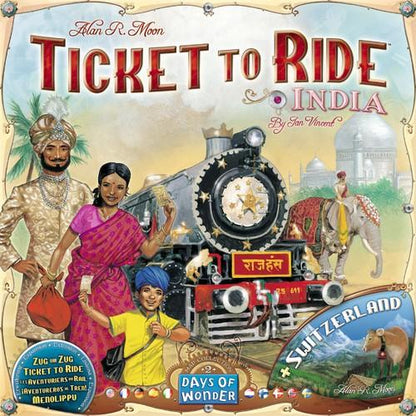 Ticket To Ride - Map Collection: Volume 2 India & Switzerland - Good Games