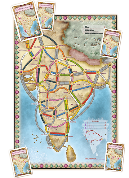 Ticket To Ride - Map Collection: Volume 2 India & Switzerland - Good Games