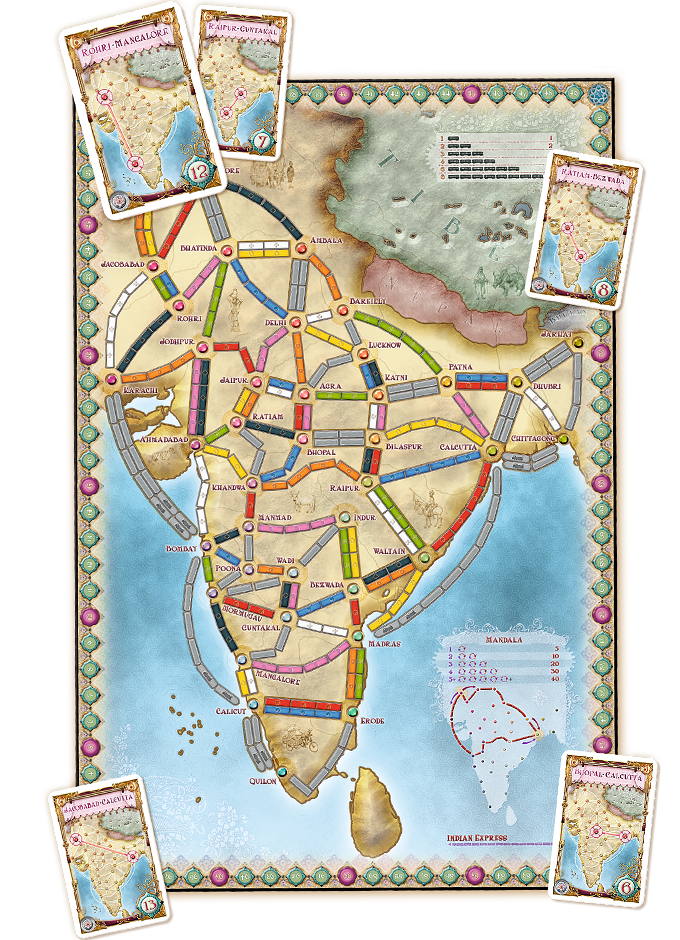 Ticket To Ride - Map Collection: Volume 2 India &amp; Switzerland